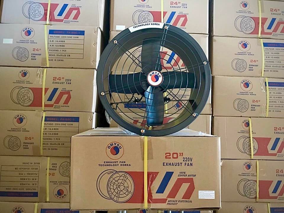 lắp đặt hệ thống quạt thông gió công nghiệp Bình Minh